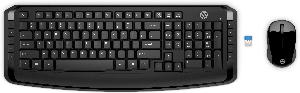 HP 300 Tastatur-und-Maus-Set - Keyboard - 1,600 dpi
